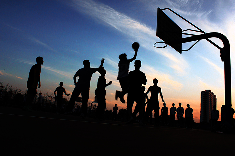 terrain de basketball