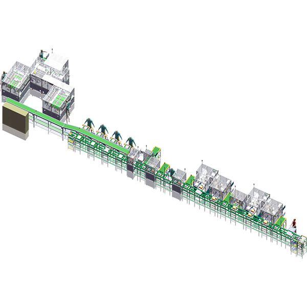 Ipinakilala ang awtomatikong linya ng produksyon ng automotive cylindrical power battery module at battery system assembly line;