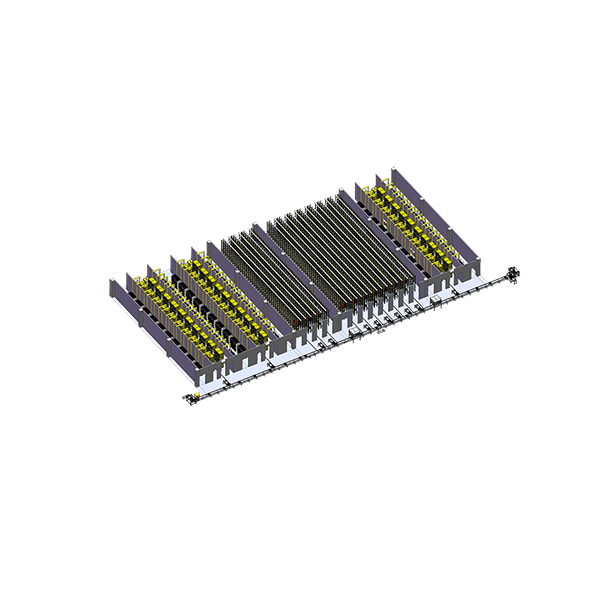 Inducta solutione altiore partium automationis cellularum;Deductae quadratae et molles sarcinae potentiae pugnae moduli productio rectae conglutinationis et AGV solutionis PACK productio linea;