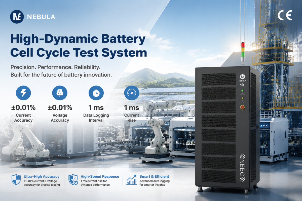 Nebula High-DynamicBattery Cell CycleTest System